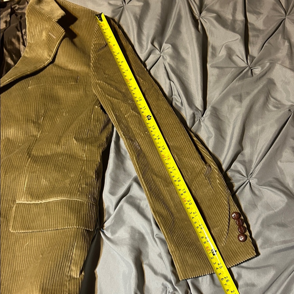 Chaps Ralph Lauren Tan Corduroy Sport Coat Blazer Jacket 42 - Picture 11 of 11